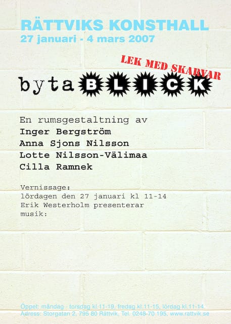 BYTA BLICK-Rättviks konsthall
